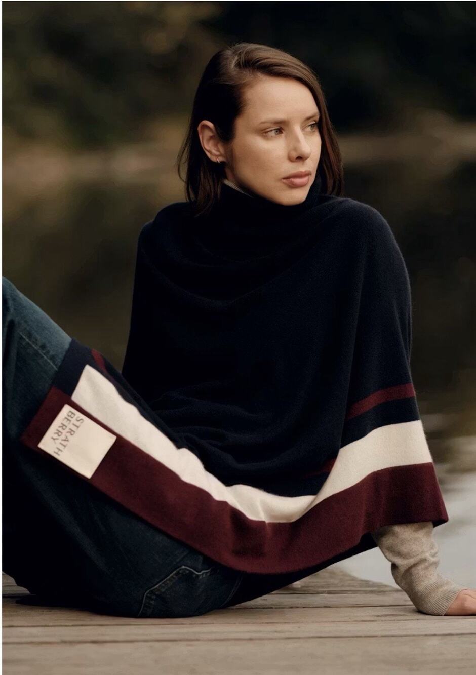 Strathberry Cashmere Cape Poncho
